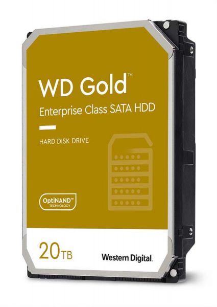   WD 20TB 3.5" 7200 512MB SATA Gold WD202KRYZ -  1