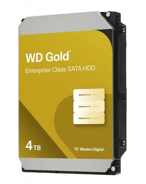   WD  4TB 3.5" 7200 256MB SATA Gold WD4004FRYZ -  1