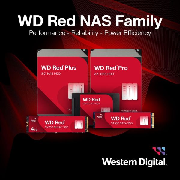 WD   4TB 3.5" 7200 256MB SATA Red Pro NAS WD4005FFBX -  3