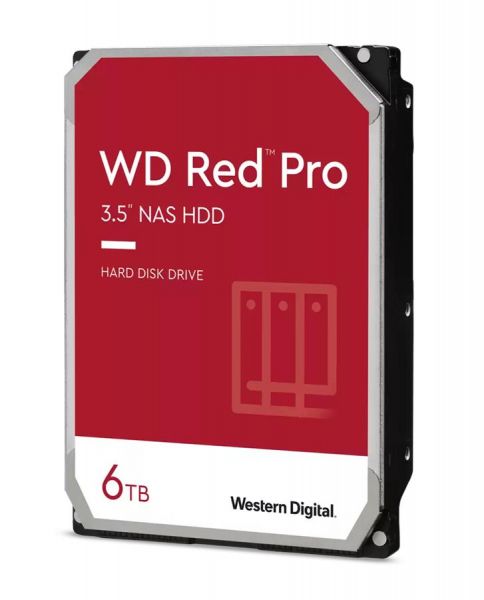 WD   6TB 3.5" 7200 256MB SATA Red Pro NAS WD6005FFBX -  1