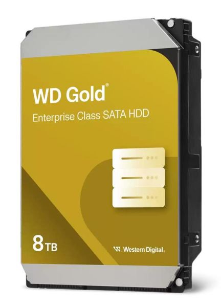   WD  8TB 3.5" 7200 256MB SATA Gold WD8005FRYZ -  1