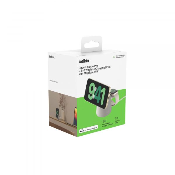    Belkin 2in1 MagSafe iPhone/Watch/AirPods, Sand Mass WIZ020VFH37 -  12