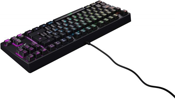   Xtrfy K4 TKL RGB Kailh Red UA, Black XG-K4-RGB-TKL-R-UKR -  6