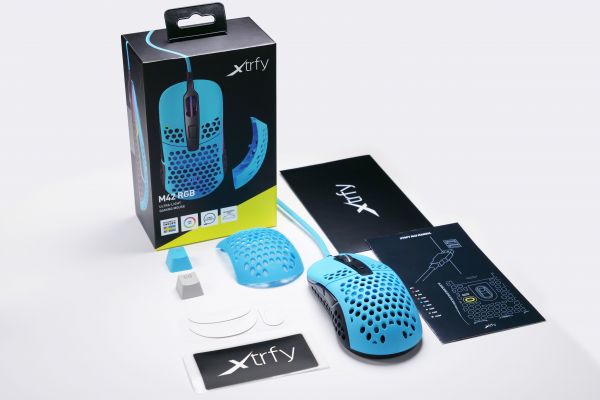 Cherry Xtrfy   M42 RGB USB Miami Blue XG-M42-RGB-BLUE -  12