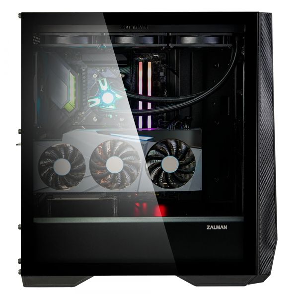  Zalman Z9 ICEBERG,  , 2xUSB3.0, 2xUSB2.0, 2x140mm Black fans, TG Side Panel, EATX, Black Z9ICEBERG -  4