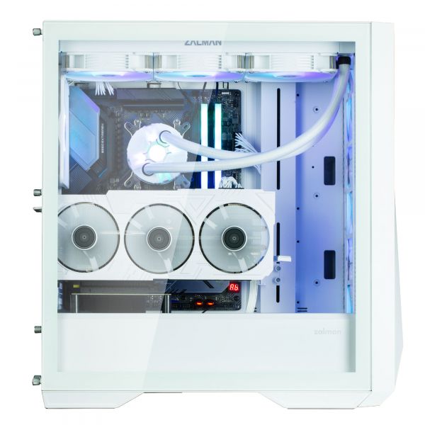 Zalman  Z9 Iceberg MS   2xUSB3.0, 2xUSB2.0 1xUSB 3.1 Gen2 Type-C 4x140 ARGB VGA 390 LCS ready TG Side Panel EATX  Z9ICEBERGMSWHITE -  10