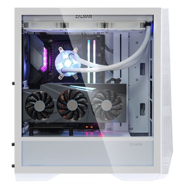  Zalman Z9 ICEBERG WHITE,  , 2xUSB3.0, 2xUSB2.0, 2x140mm Black fans, TG Side Panel, EATX, White Z9ICEBERGWH -  5