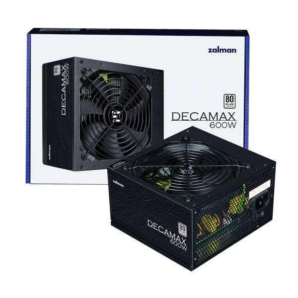   Zalman Decamax  (600W) 85%, 80 Plus, 120, 1xMB 24pin(20+4), 1xCPU 8pin(4+4), 3xMolex, 6xSATA, 2xPCIe 8pin(6+2) ZM600-LX3 -  7