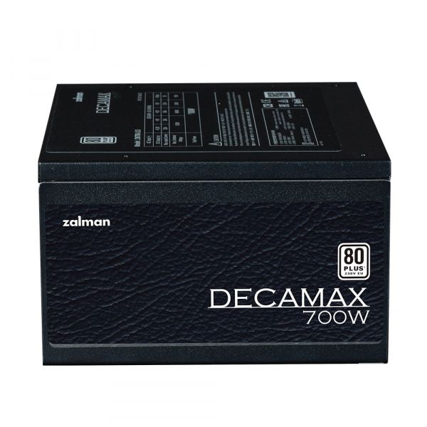   Zalman Decamax  (700W) 85%, 80 Plus, 120, 1xMB 24pin(20+4), 1xCPU 8(4+4)+4pin, 3xMolex, 6xSATA, 4xPCIe 8pin(6+2) ZM700-LX3 -  5