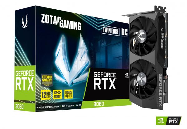 Zotac ³ GAMING GEFORCE RTX 3060 Twin Edge OC 12GB GDDR6 ZT-A30600H-10M -  9