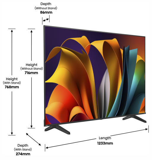 LCDtv>42" HISENSE 55A6N -  4