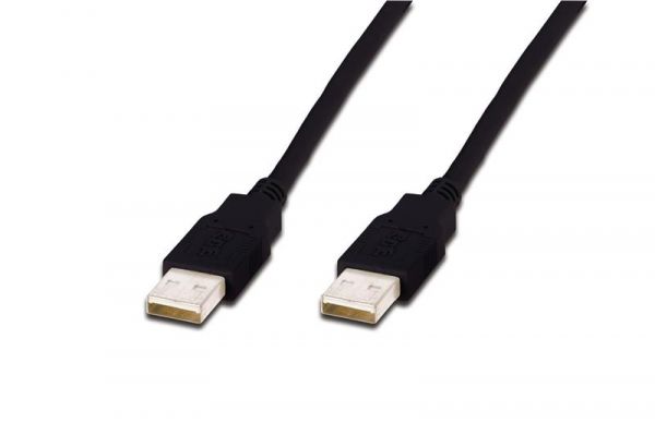  ASSMANN USB 2.0 (AM/AM) 3m, black -  1