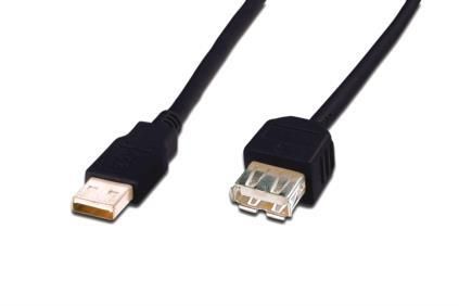  ASSMANN USB 2.0 (AM/AF) 5.0m, -  1