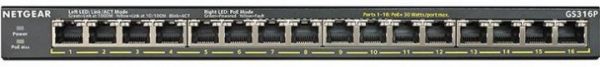  NETGEAR GS316P 16xGE PoE+ (115), FlexPoE,  -  1