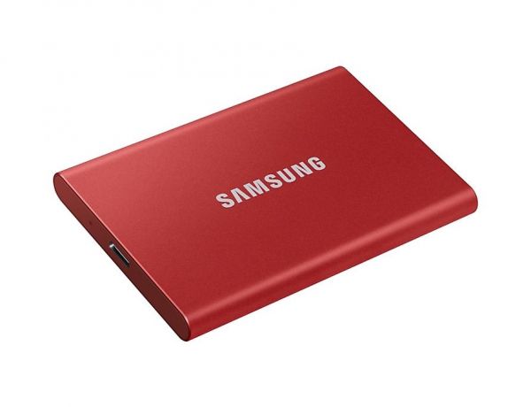 SSD  Samsung T7 500 GB Red (MU-PC500R/WW) -  1