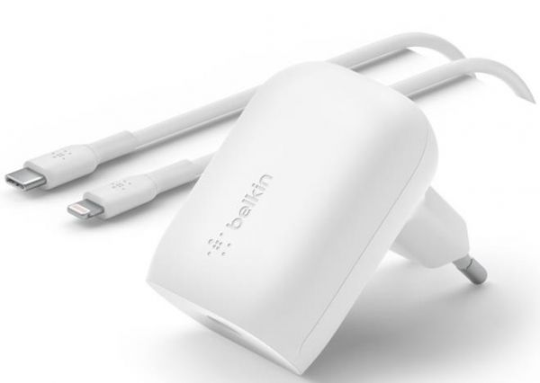   Belkin Home Charger 30W PD PPS USB- - Lightning 1m -  1