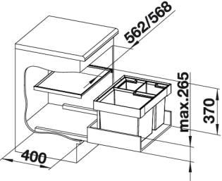    Blanco - 521473 SELECT FLEXON II XL 60 - 3 -  3