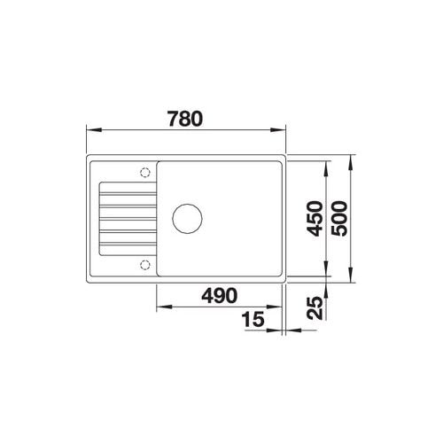   Blanco - 523278 ZIA XL 6 S COMPACT -  3