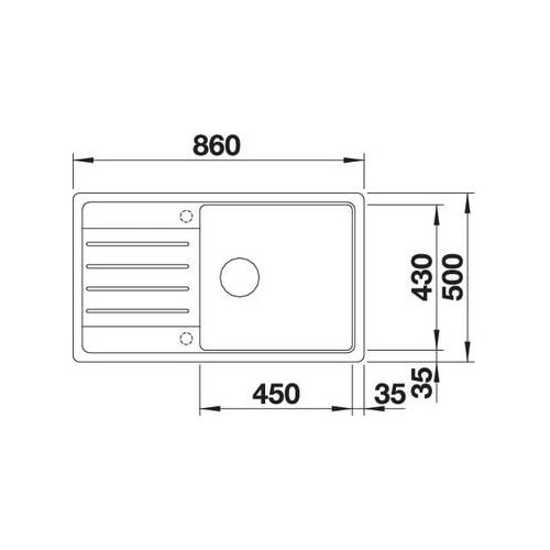   Blanco - 523326 LEGRA XL 6 S -  3