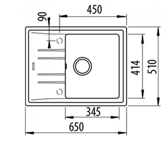   Teka - STONE 45 B-TG 1 B 1 D 115330047 -  2