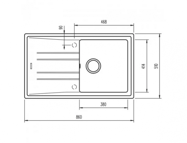   Teka - STONE 50 B-TG 1 B 1 D 115330014 -  2