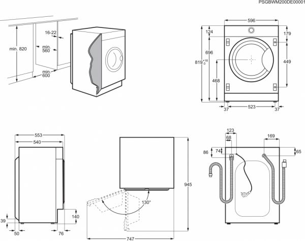    Electrolux - EW 7 W 368 SIU -  2