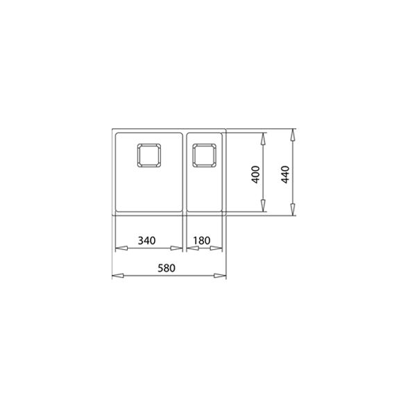   Teka - FLEXLINEA RS15 2B 580  115030010 -  2