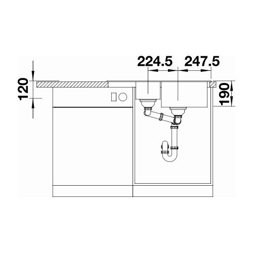   Blanco - LEGRA 6 S Compact (526085) -  4