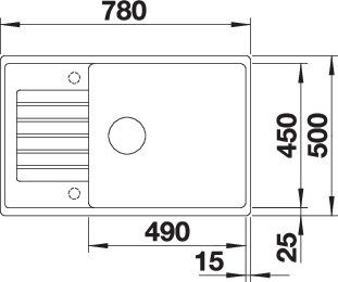   Blanco - 527214 ZIA XL 6 S Compact -  5