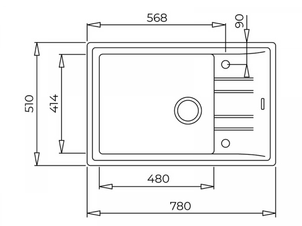   Teka - STONE 60 S-TG 1B 1D 115330034 -  2