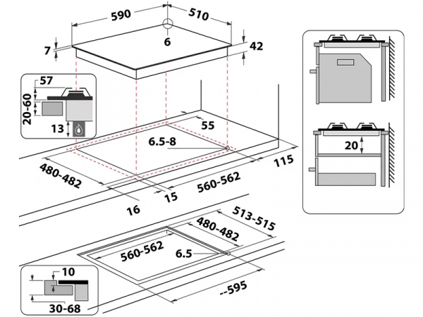    Whirlpool - GOR 625 NB 1 -  2