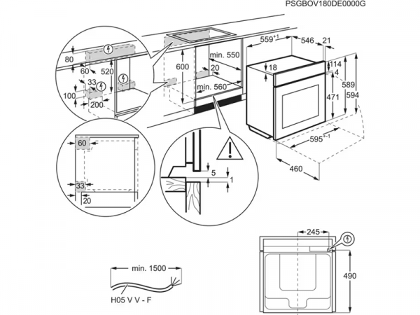   Electrolux - EOB8S39WZ -  12