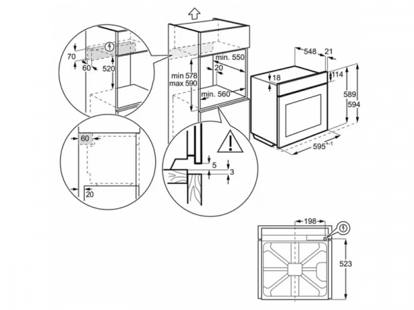   Electrolux - EOC 8 P 39 H -  2