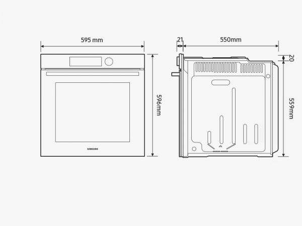   Samsung - NV 7 B 4125 ZAS/WT -  2