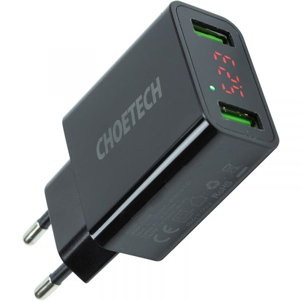   CHOETECH 2xUSB 11W (C0028) -  1