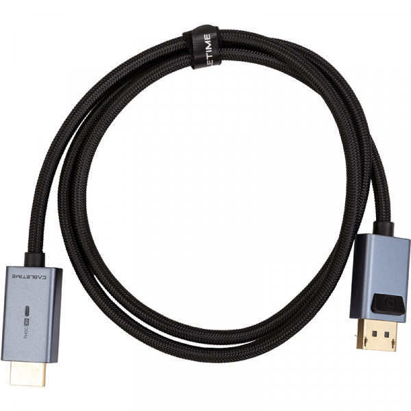  CableTime DisplayPort - HDMI, 4K/30Hz, 1m (CA914609) -  1