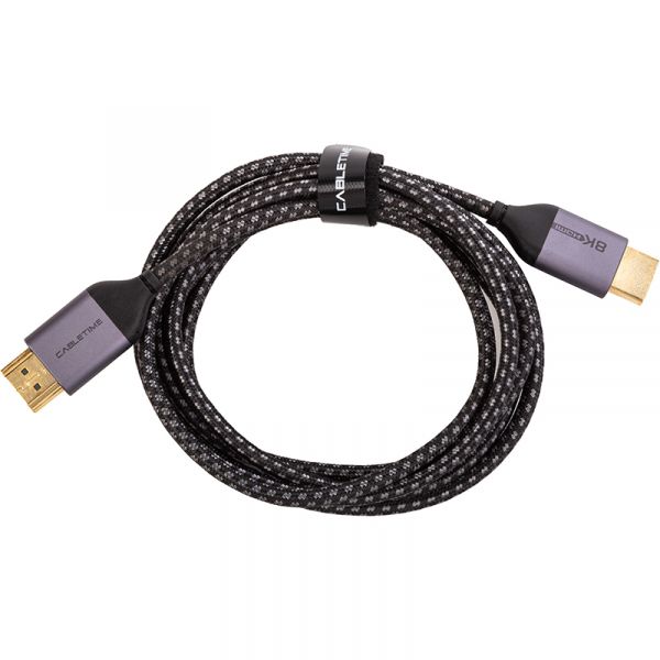 ³  Cabletime HDMI (M) - HDMI (M), 2.1V, 32AWG, 8K Ultra HD, 2 (CA914654) -  1