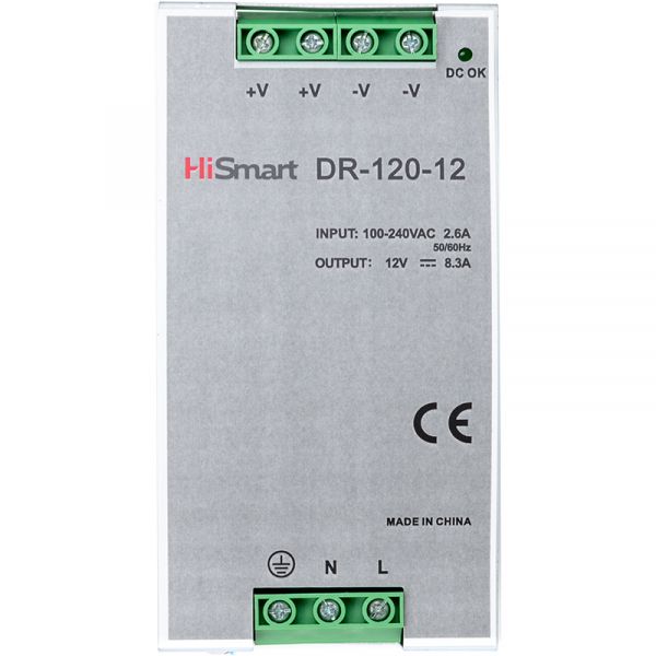   HiSmart 12V, 8.3A, 120W, DIN (DR-120-12) -  1