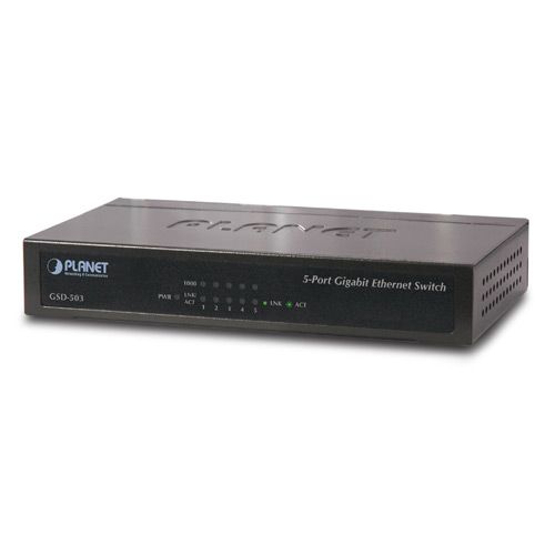 ó       Planet GSD-503 (5-Port 10/100/1000Mbps) (GSD-503-EU) -  1