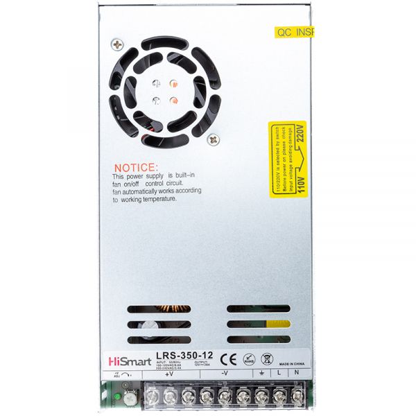   HiSmart 12V, 29A, 350W (LRS-350-12) -  1