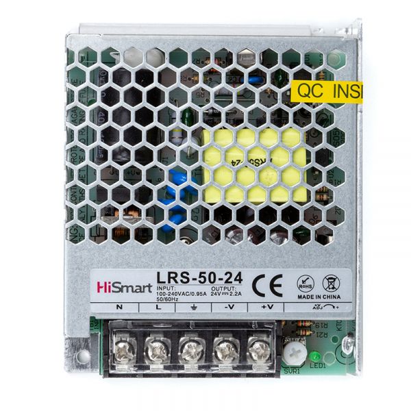   HiSmart 24V, 2.2A, 50W (LRS-50-24) -  1