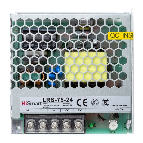   HiSmart 24V, 3.2A, 75W (LRS-75-24) -  1