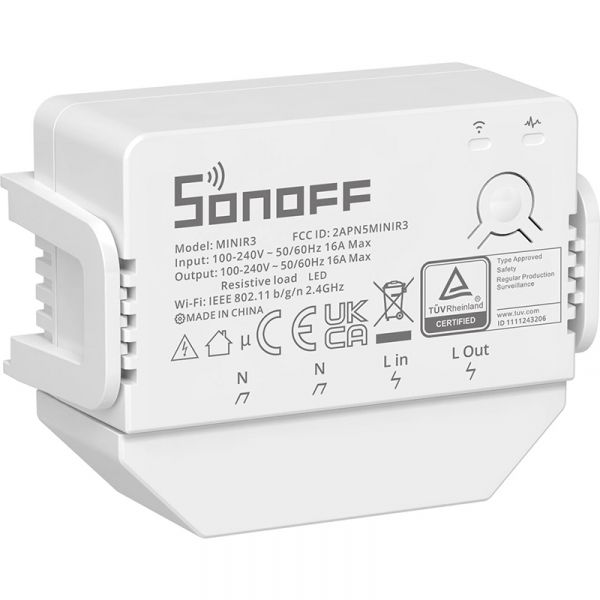  1-  Sonoff WiFi MINIR3, 3500W -  1