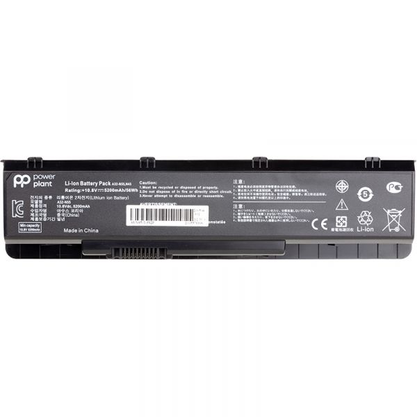  PowerPlant   ASUS N55 Series (A32-N55) 10.8V 5200mAh (NB431106) -  1