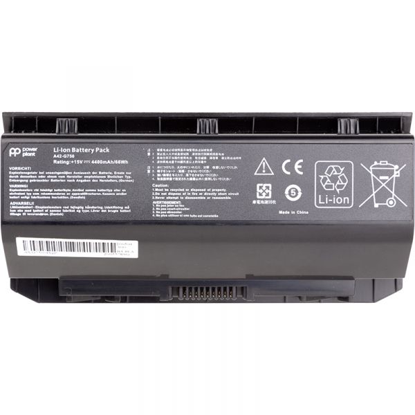  PowerPlant   ASUS G750 Series (A42-G750) 15V 4400mAh (NB431205) -  1