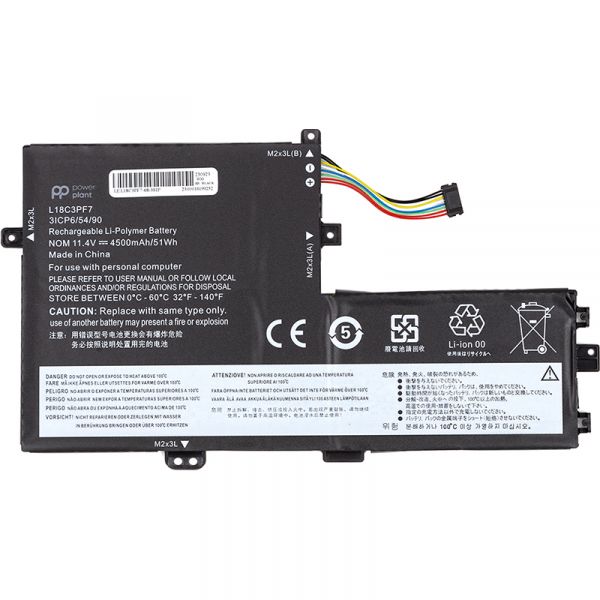  PowerPlant   LENOVO Ideapad S340-14IML (L18C3PF7) 11.4V 4500mAh (NB482092) -  1