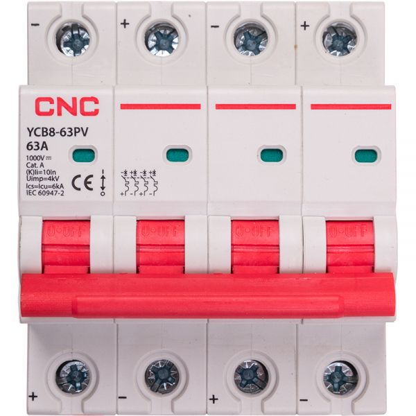 ̳    CNC YCB8-63PV 4P C63 DC1000 6ka (NV821679) -  1