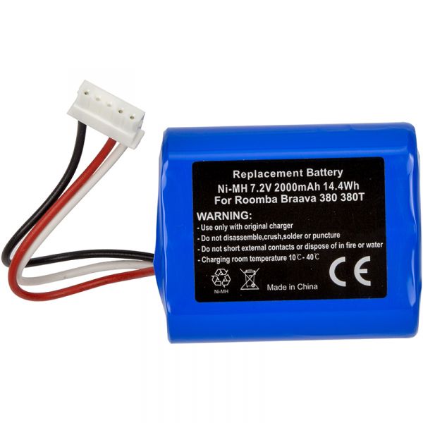   PowerPlant   iRobot Braava 380 (4409709) 7.2V 2000mAh (TB921577) -  1