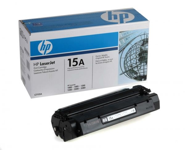  HP 15A (C7115A), Black, LJ 1000/1005/1200/1220/3300/3380, 2500  -  1