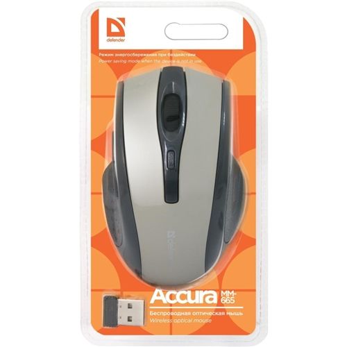  Defender Accura MM-665 Wireless Grey -  4